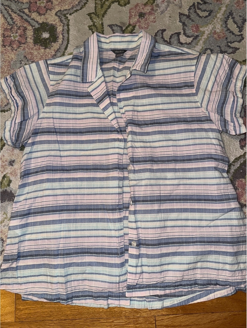 Eddie Bauer striped cotton shirt